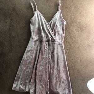 Velvet cocktail dress